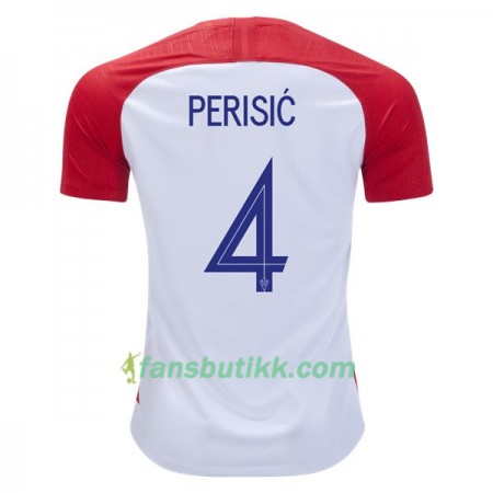 Fotball-VM 2018 Kroatia drakt Perisic 4 Hjemmetrøye